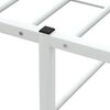 vidaXL Cadre de lit sans matelas blanc 200x200 cm m&eacute;tal