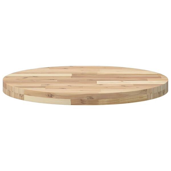 vidaXL Dessus de table rond &Oslash;60x4 cm bois massif d'acacia