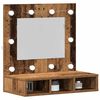 vidaXL Armoire Miroir Bois ancien 60 x 31,5 x 62 cm Bois d'ingénierie