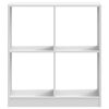 vidaXL Biblioth&egrave;que blanc 68,5x32x75 cm bois d'ing&eacute;nierie
