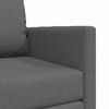 vidaXL Canap&eacute;-Lit 60cm Gris fonc&eacute; tissu