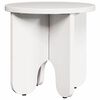 vidaXL Table basse 2 pcs Blanc Bois de pin massif