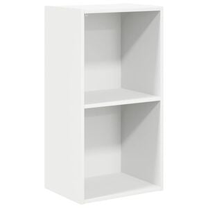 vidaXL Biblioth&egrave;que blanc 40x30x76,5 cm bois d'ing&eacute;nierie