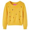 Pull-over tricot&eacute; pour enfants ocre 92
