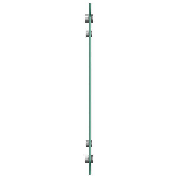 vidaXL Protection de cuisine Gris clair 70 x 40 cm verre tremp&eacute;