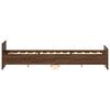 vidaXL Cadre de lit sans matelas ch&ecirc;ne marron 120x200 cm