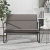 vidaXL Banc Taupe 100x64x80 cm Tissu