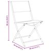 vidaXL Ensemble de salle &agrave; manger pour jardin 7 pcs Noir
