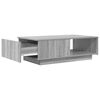 vidaXL Table basse Gris Sonoma 95 x 55 x 31 cm Bois d'ing&eacute;nierie