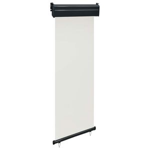 vidaXL Auvent lat&eacute;ral de balcon 65x250 cm Cr&egrave;me