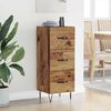 vidaXL Buffet Bois ancien 34 x 34,5 x 90 cm Bois d'ing&eacute;nierie