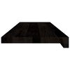 vidaXL Marches d'escalier 16 pcs marron fonc&eacute; 80x25x2 cm ch&ecirc;ne massif