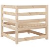 vidaXL Salon de jardin 3 pcs bois de pin massif