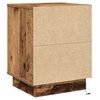 vidaXL Cabinet de chevet 2 pcs Bois ancien 39 x 34,5 x 50 cm
