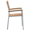 vidaXL Chaise de jardin 8 pcs Marron 56 x 57 x 87 cm