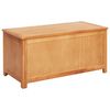 vidaXL Bo&icirc;te de rangement 90 x 45 x 45 cm Bois de ch&ecirc;ne massif
