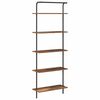 vidaXL &Eacute;tag&egrave;re Bois ancien 60 x 24 x 168 cm Bois d'ing&eacute;nierie