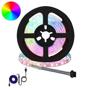 vidaXL Bande LED 2 pc Noir et Transparent Cuivre et plastique