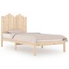 vidaXL Cadre de lit sans matelas bois massif
