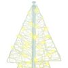 vidaXL Sapin de No&euml;l avec 240 LED Blanc chaud 180 cm Acrylique