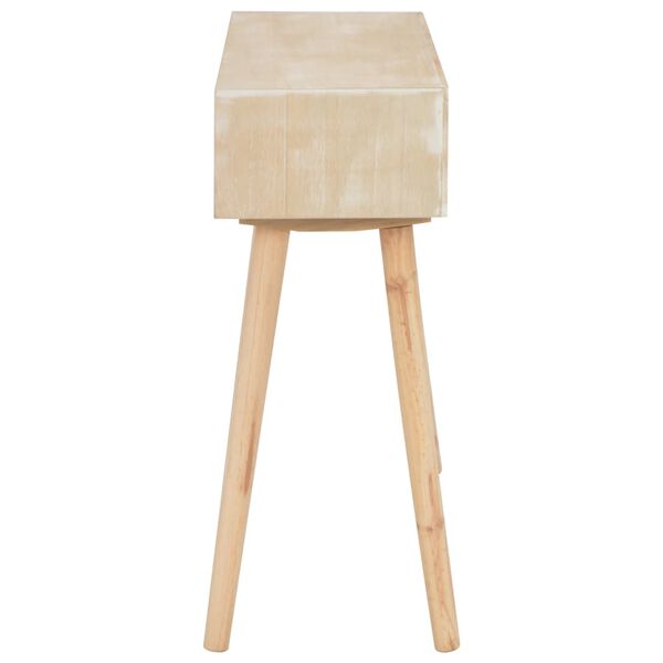 vidaXL Table console avec 3 tiroirs 100x30x73 cm Bois de pin massif