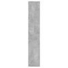 vidaXL Étagère murale Gris béton 36x16x90 cm Bois d'ingénierie