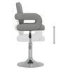 vidaXL Tabouret de bar gris similicuir