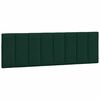 vidaXL Cadre de lit sans matelas Hanko vert fonc&eacute; 160x200 cm velours