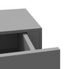 vidaXL &Eacute;tag&egrave;re &agrave; tiroir murale Gris 60x23,5x10 cm MDF