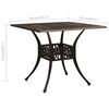 vidaXL Ensemble de bistro 5 pcs Aluminium coul&eacute; Bronze