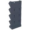 vidaXL Ensemble de jardinières verticales 4 pcs Anthracite PP