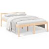 vidaXL Lit pour personne âgée sans matelas 120x200 cm bois pin massif