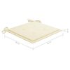 vidaXL Chaises de jardin lot de 8 avec coussins Bois d'acacia solide