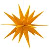 vidaXL Lumi&egrave;res de No&euml;l avec LED 3 pcs pliable jaune 57 cm