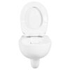 CORNAT Si&egrave;ge de toilette avec fermeture en douceur PREMIUM 1 blanc