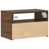 vidaXL Tables de chevet murales 2 pcs Ch&ecirc;ne marron 45x26x28,5 cm