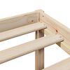 vidaXL Lit biblioth&egrave;que sans matelas 160x200 cm bois massif de pin