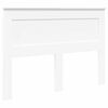 vidaXL Lit de Rangement Blanc 140 x 200 cm Bois d'ing&eacute;nierie