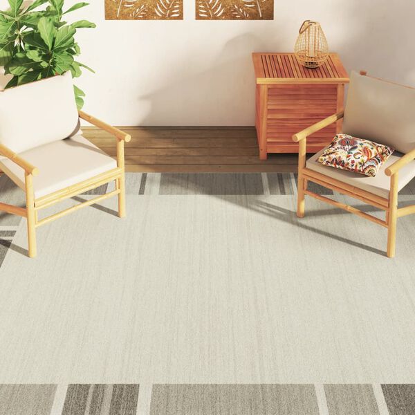 vidaXL Tapis int&eacute;rieur ext&eacute;rieur &agrave; poils courts 190x300cm antid&eacute;rapant