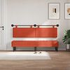 vidaXL T&ecirc;te de lit suspendue Uni Rouge orange 170 x 55 x 5 cm