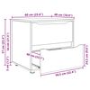 vidaXL Armoire de rangement Ch&ecirc;ne artisanal 60 x 48 x 57 cm
