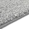 vidaXL Ensemble de tapis de bain antid&eacute;rapants 2 pcs Gris PP