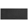 vidaXL Pierre de marchage 6 pcs Noir 60,5 x 25 x 2 cm Caoutchouc