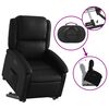 vidaXL Fauteuil inclinable &eacute;lectrique noir similicuir