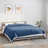 vidaXL Couverture lest&eacute;e Bleu 220x260 cm 15 kg Tissu