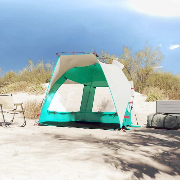 vidaXL Tente de plage 2 personnes lib&eacute;ration rapide imperm&eacute;able