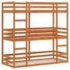 vidaXL Lit superpos&eacute; triple sans matelas 90x200 cm bois de pin massif