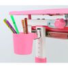 Vipack Bureau r&eacute;glable enfant Comfortline 201 et chaise Rose et blanc