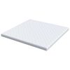 vidaXL Matelas Blanc 180 x 200 cm Tissu jacquard