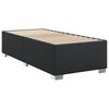 vidaXL Cadre de lit sans matelas noir 90x200 cm similicuir